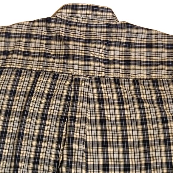 Wrangler Riata Plaid Button Down Long Sleeve Shirt Mens Large - Picture 9 of 9